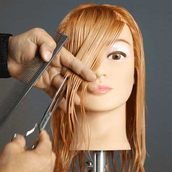 Shag Haircut 70s Face Framing Fringe Cutting How To Joel Torres Tutorial TIGI Professional