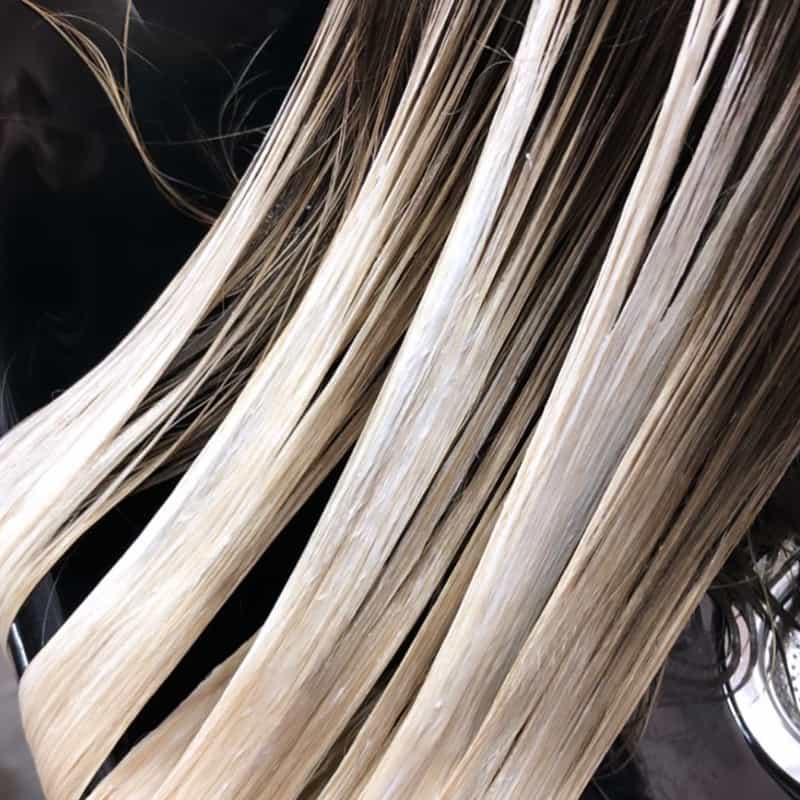 Balayage Color Tips Application @kristenlumiere L'anza Clay Decolorizer Hair Painting Techniques