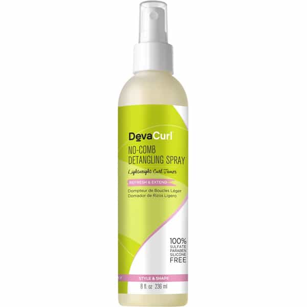 DevaCurl No Comb Detangling Spray Lightweight Curl Tamer BTC Product Announcement Detangling Detangler Conditioning Leave In Spray