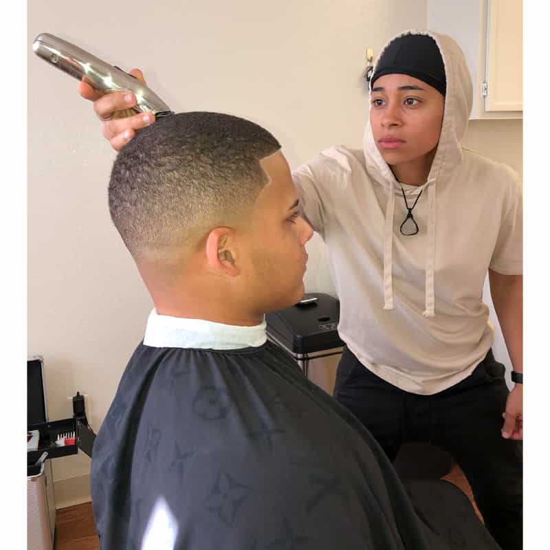 Beauty Changes Live Foundation Scholarship Winner Kristyl Rodriguez Barber US Veteran