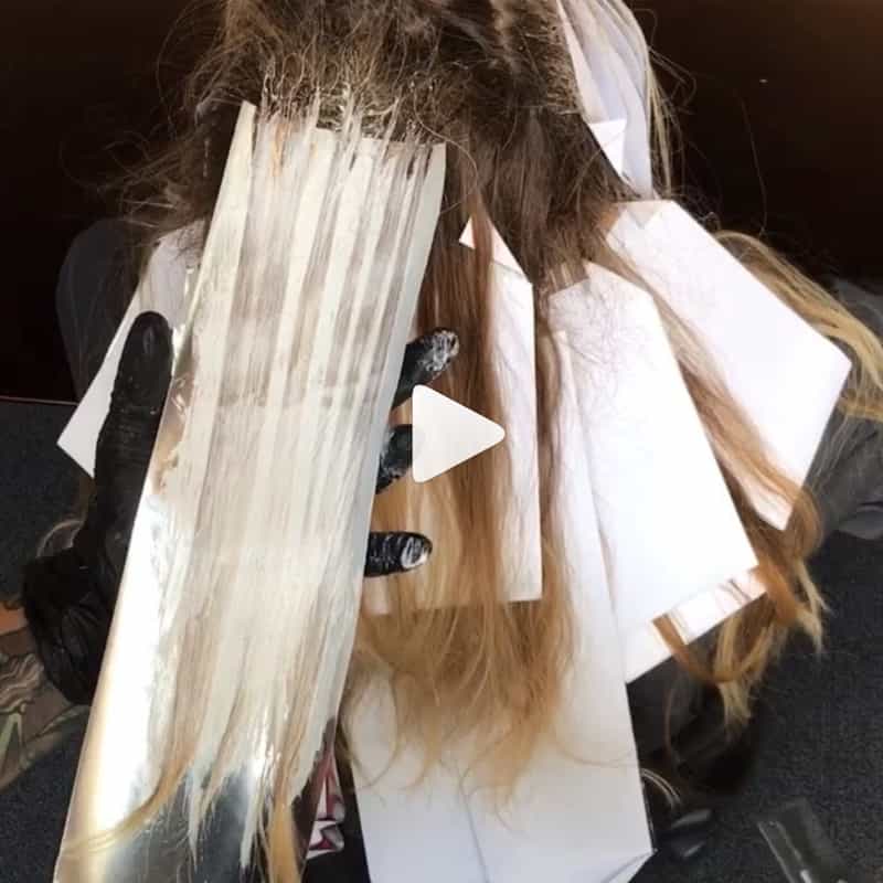 Brazilian Balayage TRUSS Professional Hot Tools Marcel Tips Mickey Colon @mickeycolonjr Hair Paint Tips