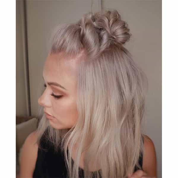 BTC Team Member Alisha Jared @alishajaredhairartistry Sexy Hair Get The Look Half Up Bubble Hawk Lived In Beach Waves Texture Styling How To Instagram Video Quickie Half Up Bubble Hawk Mohawk