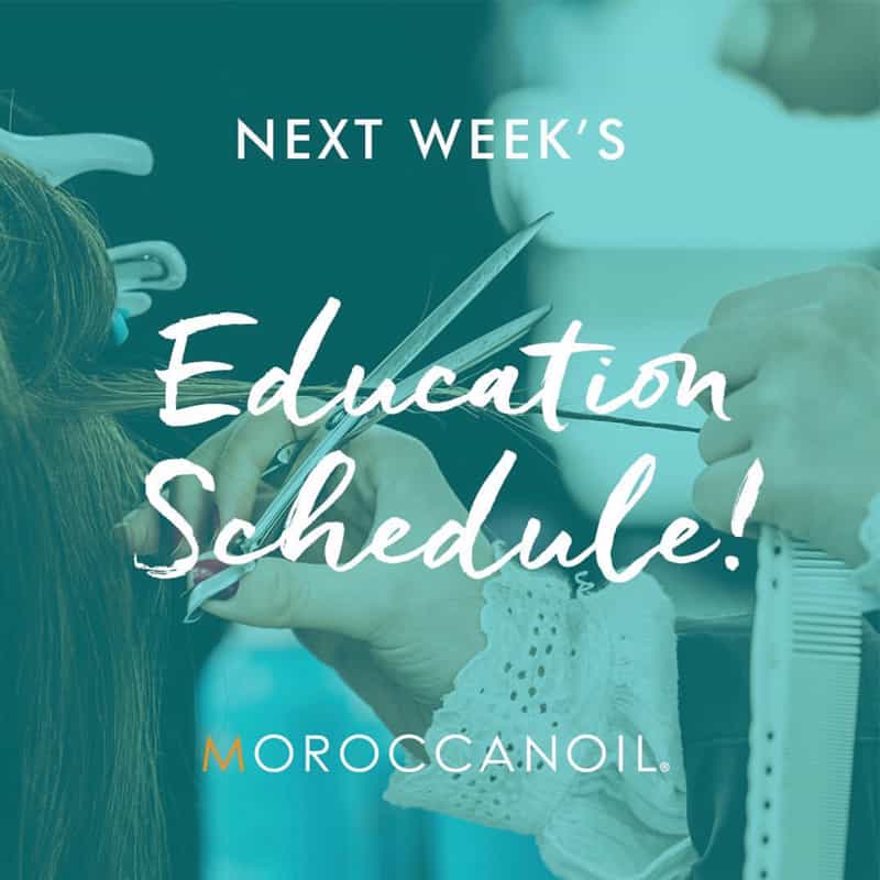 Moroccanoil Professional Education Schedule Digital Education