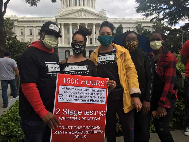 professional-beauty-federation-california-protesters