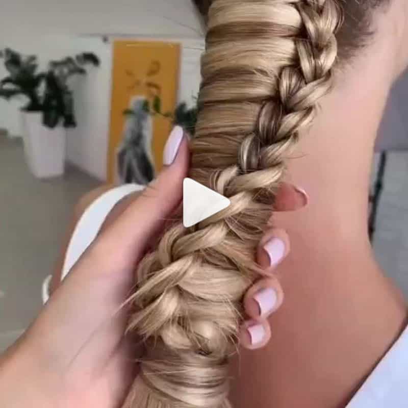Tips For Shooting Hair Video Content For Instagram Settings Lighting Equipment Ring Light Braid @i_pasechnik