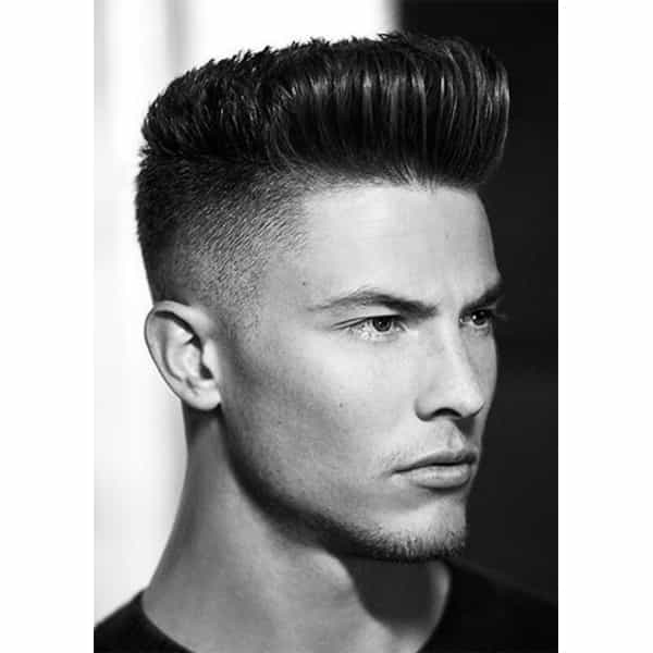 American Crew Paul Wilson @paulwilsoncrew Pompadour Fade How To Step By Step Men's Haircut Barbering Men's Styling