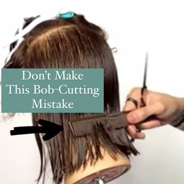 HOW TO CUT A BLUNT TEXTURIZED BOB HAIRCUT TUTORIAL @HAIRBYZACK MOROCCANOIL CUTTING THE PERIMETER ELEVATION TENSION MISTAKES AND SOLUTIONS VIDEO HOW TO