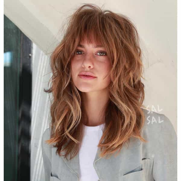 fall 2021 haircut layered shag haircut fringe