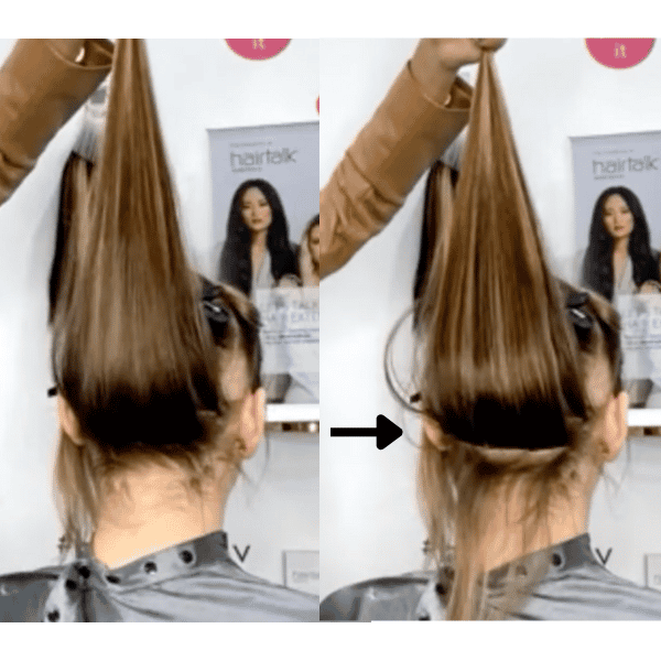 hairtalk extensions hairline perimeter tip