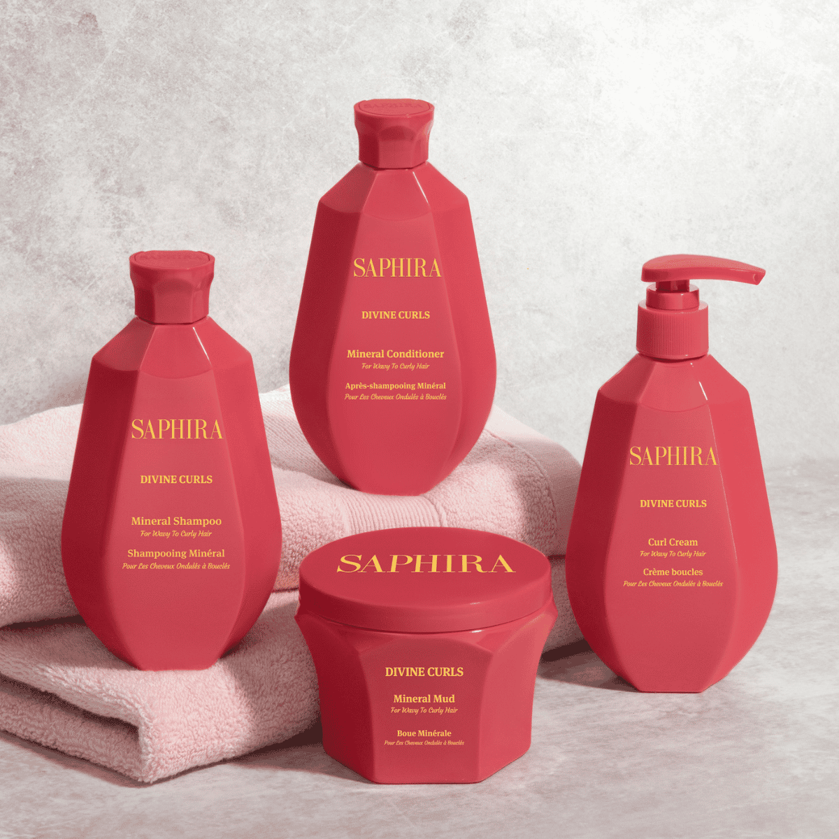 Saphire Divine Curls on display