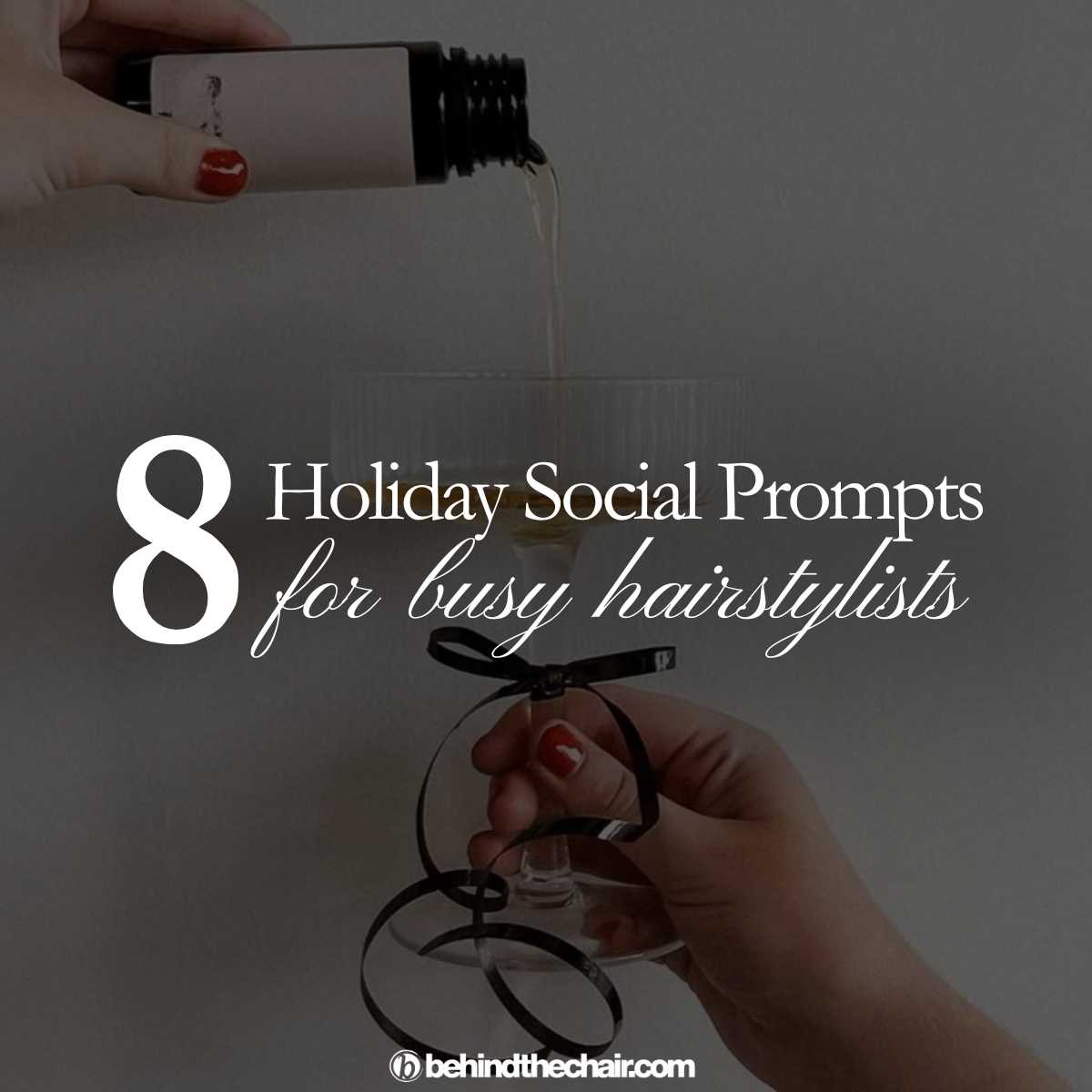 8 holiday social prompts for busy hairstylists