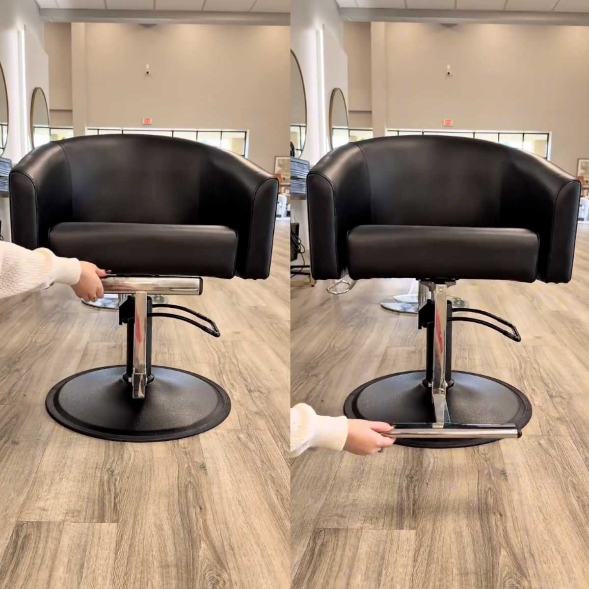 minerva flip up footrest