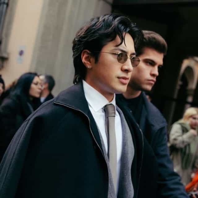 Hudson Mullet GTL - Hudson Williams’ Textured Mullet at Giorgio Armani7