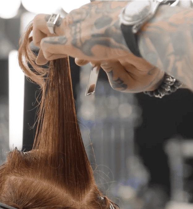 how to razor cut a shag