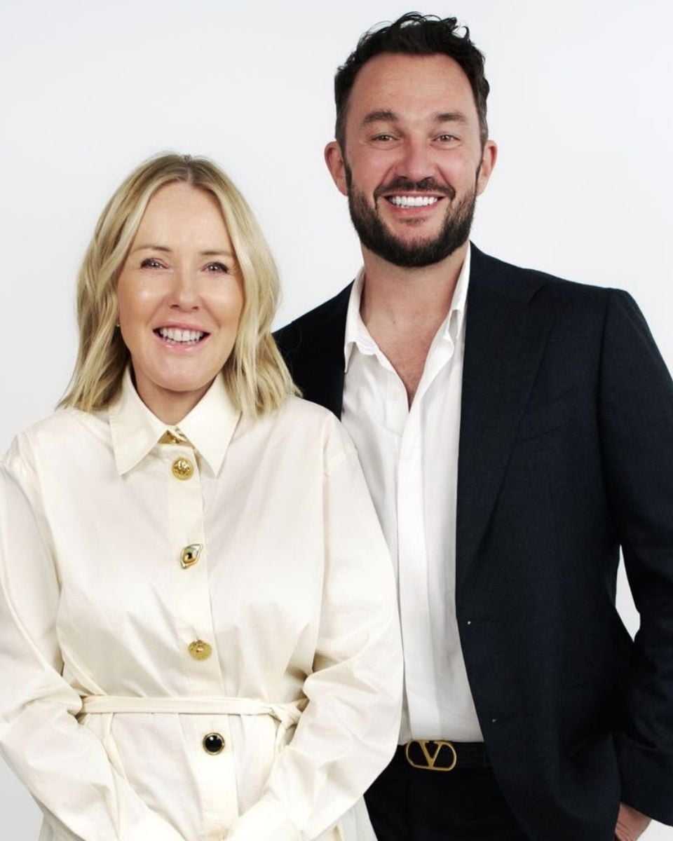 O&M Founder and CEO Jose Bryce Smith stands beside newly appointed Managing Director Chris Hammond against a white background.