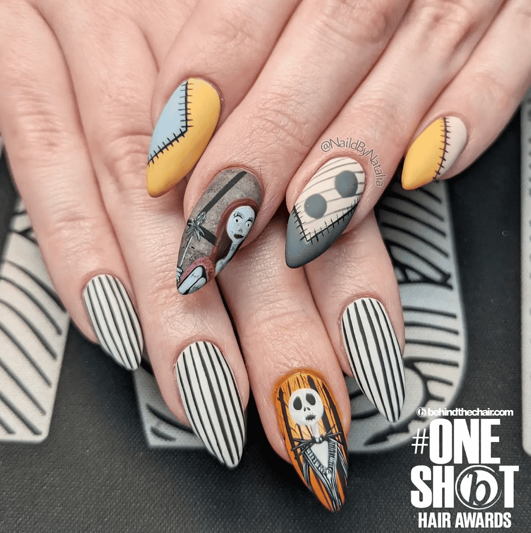 @naildbynatalia — Nails ONESHOT Hair Awards entry