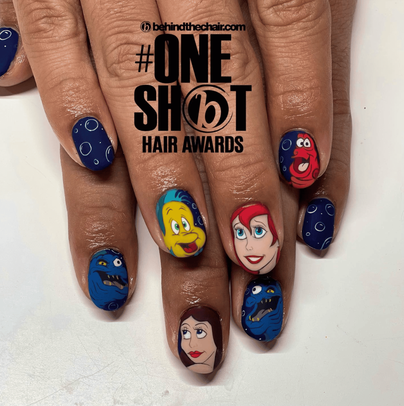 @restingnailface — Nails ONESHOT Hair Awards entry