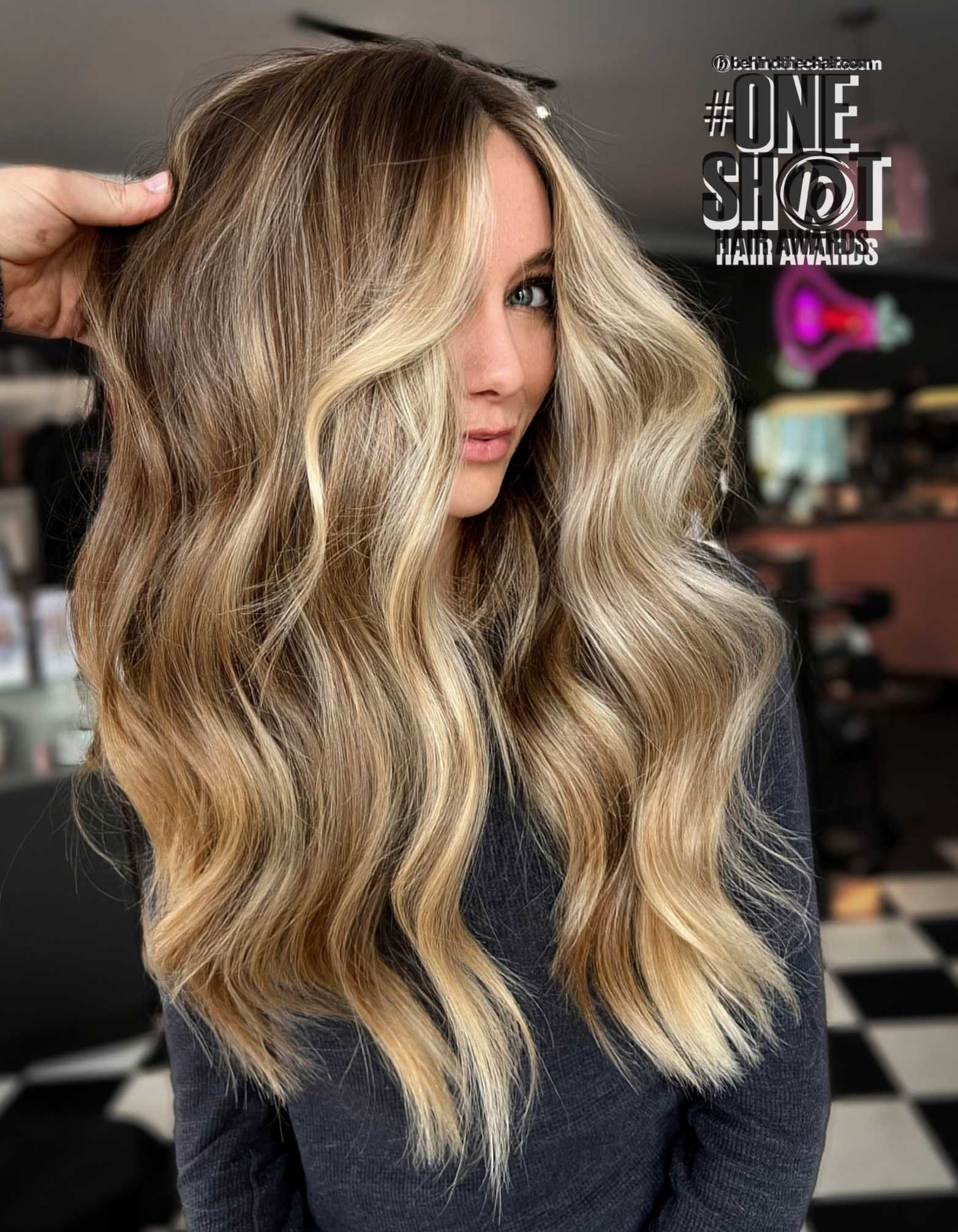 Jonny Wright — Warm Balayage ONESHOT Hair Awards entry