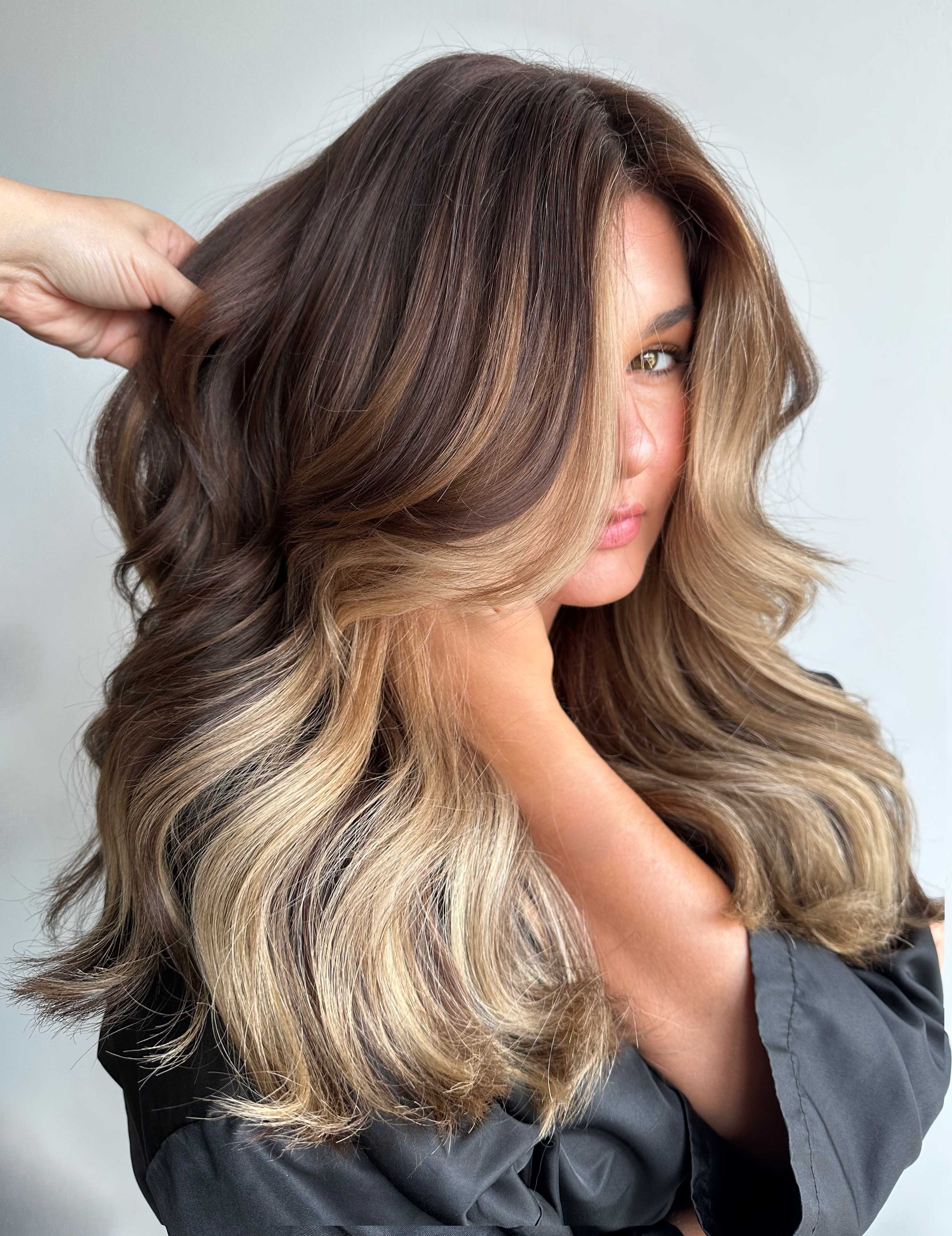 Megan Grimm — Warm Balayage ONESHOT Hair Awards entry