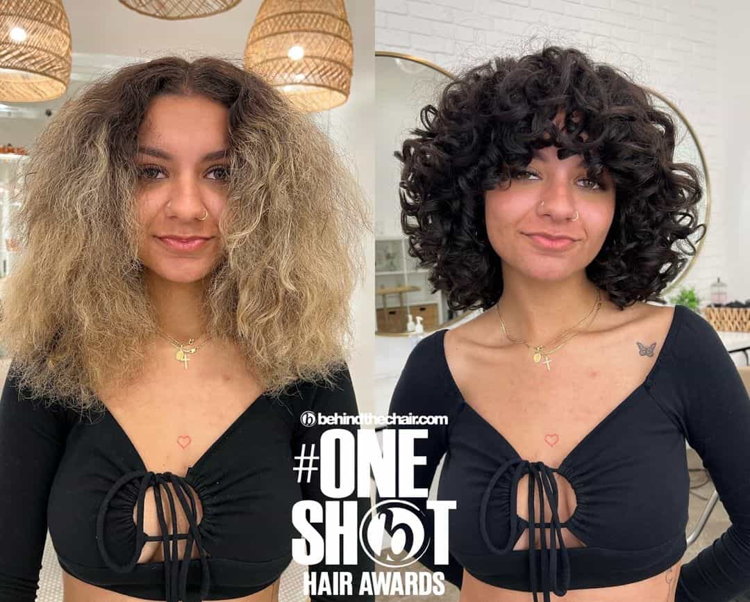 Alondra Negron — Cut Transformation ONESHOT Hair Awards entry