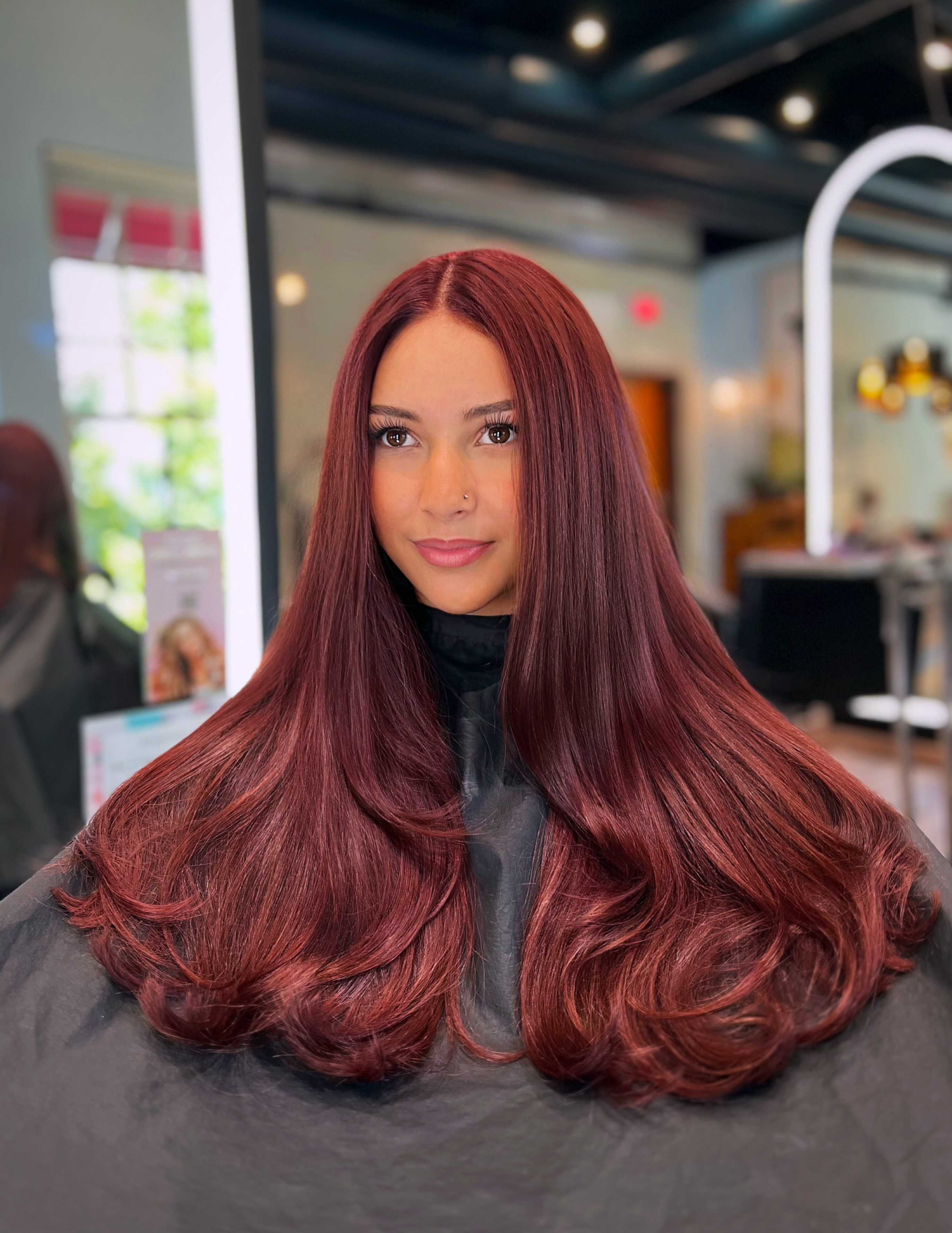 Aleliya Hines — Reds ONESHOT Hair Awards entry