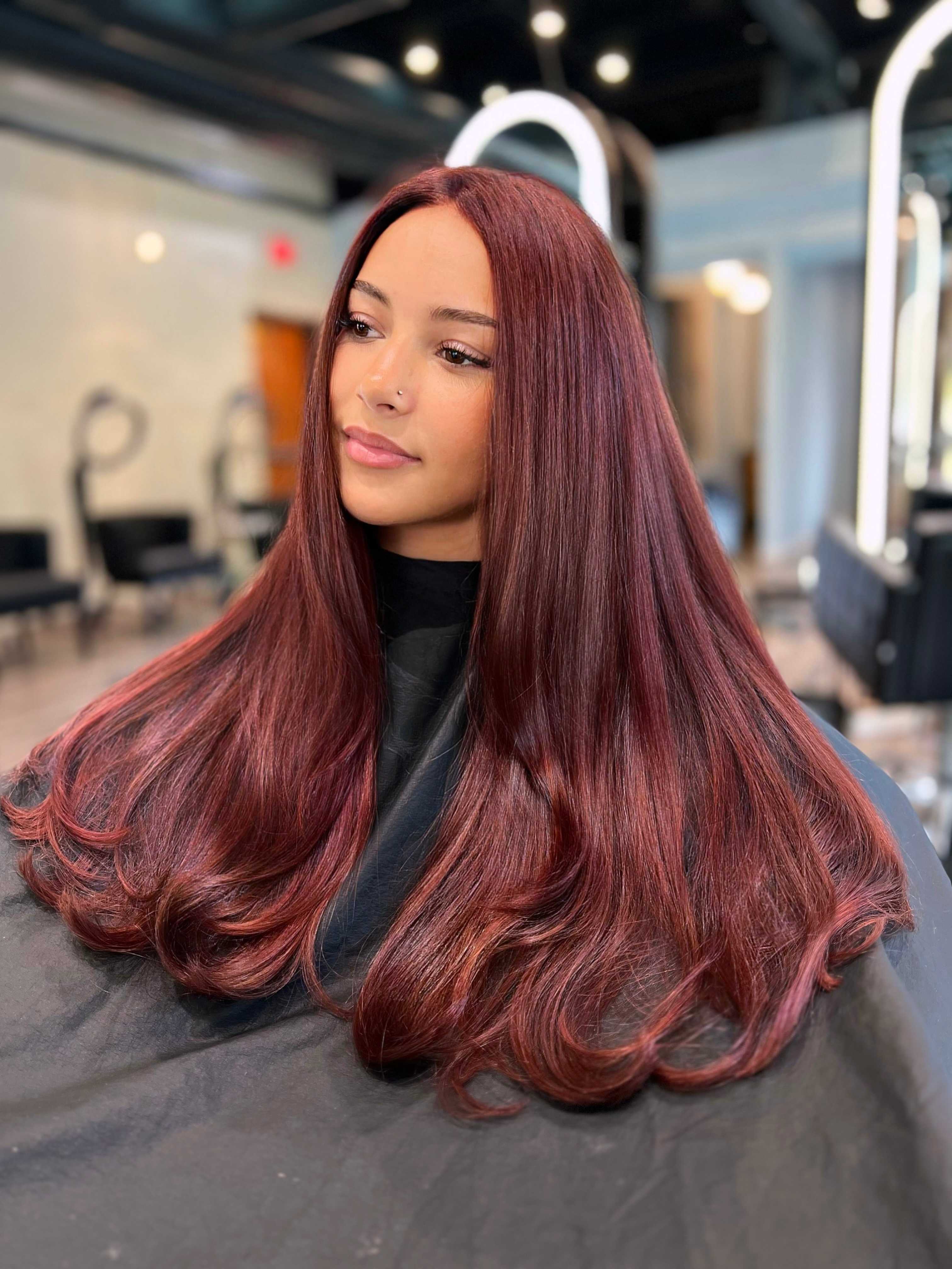 Aleliya Hines — Reds ONESHOT Hair Awards entry