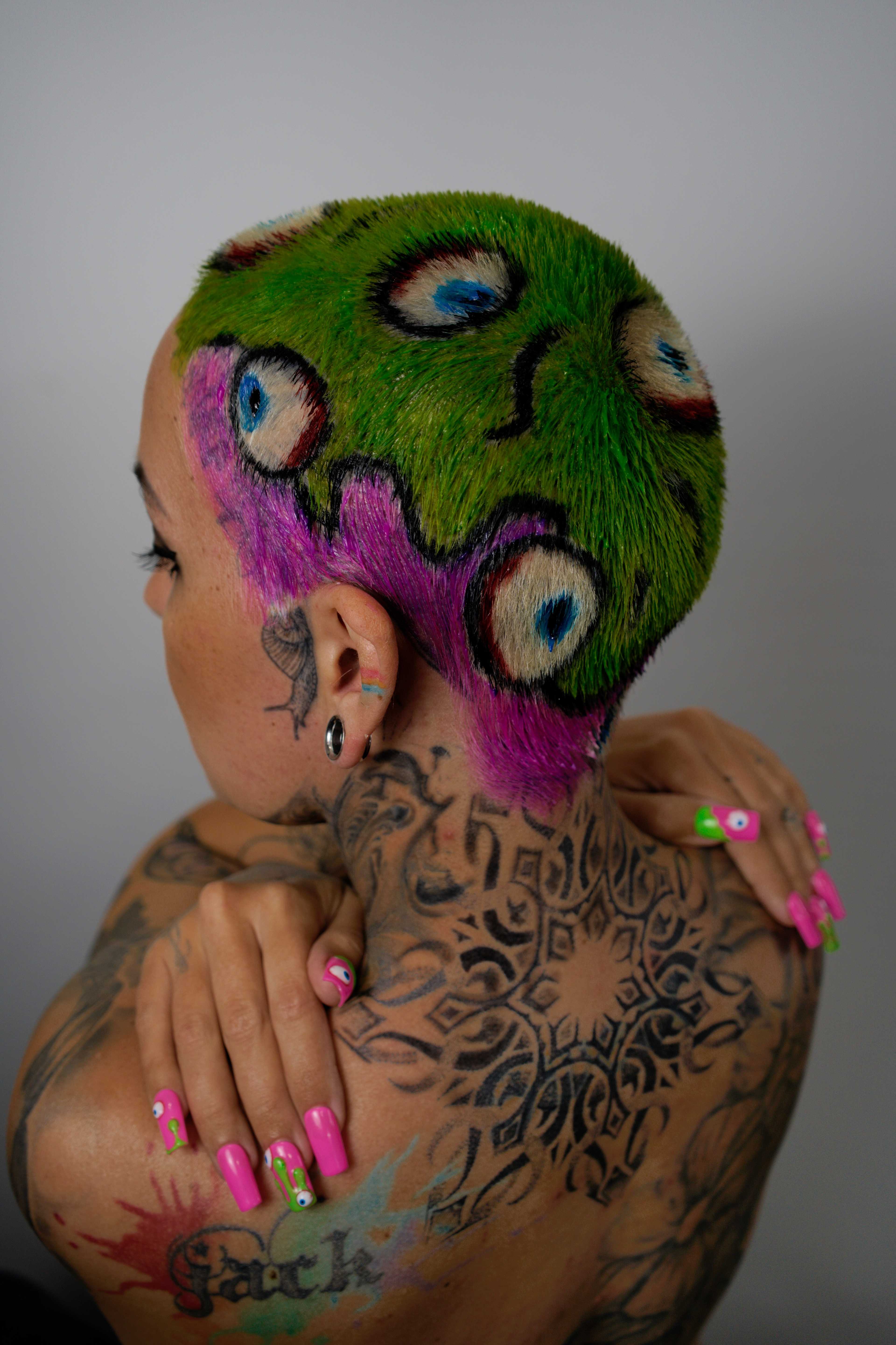 Esther Olivares — Hair Tattoo ONESHOT Hair Awards entry