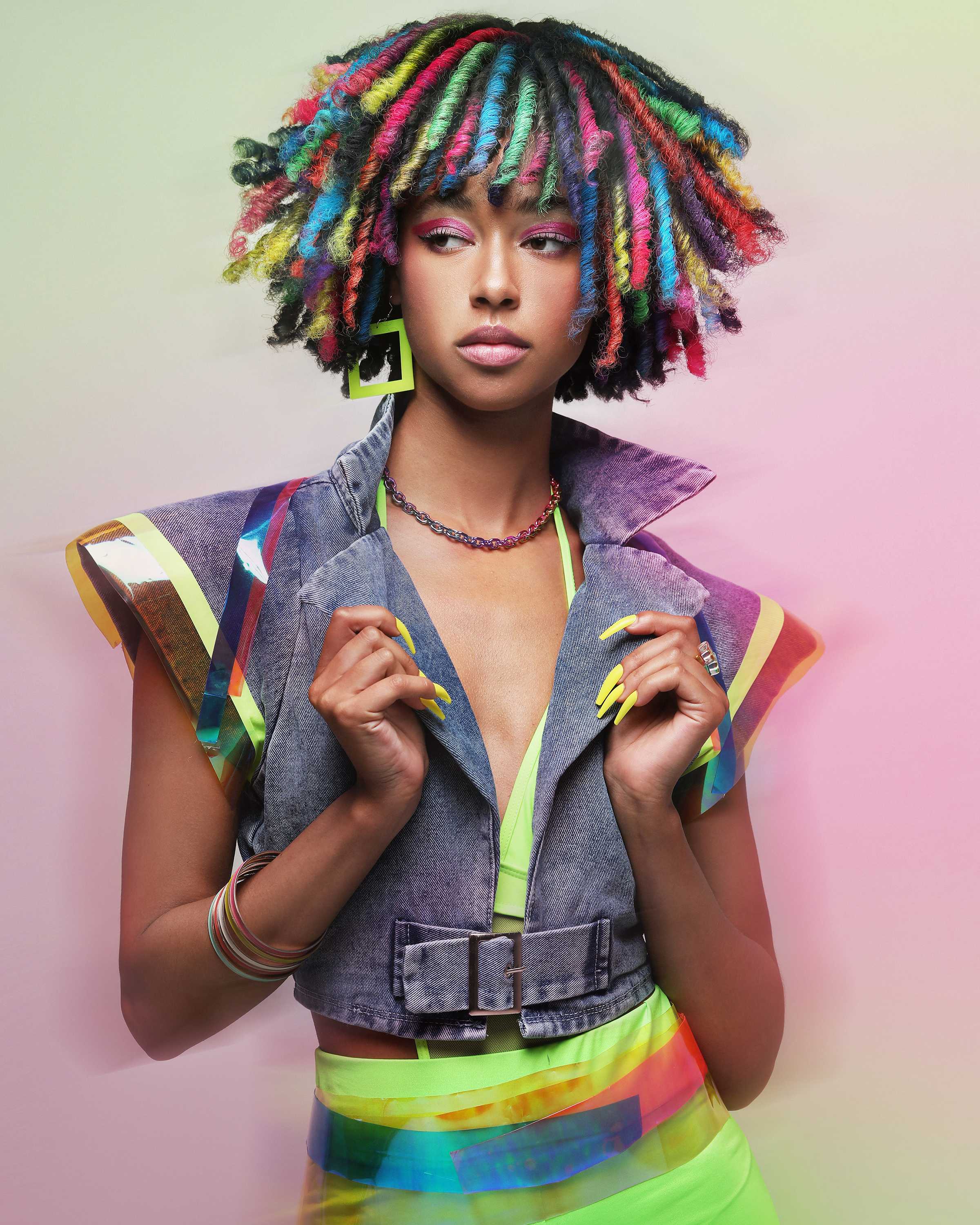 Nicole Pede — Texture Shot ONESHOT Hair Awards entry