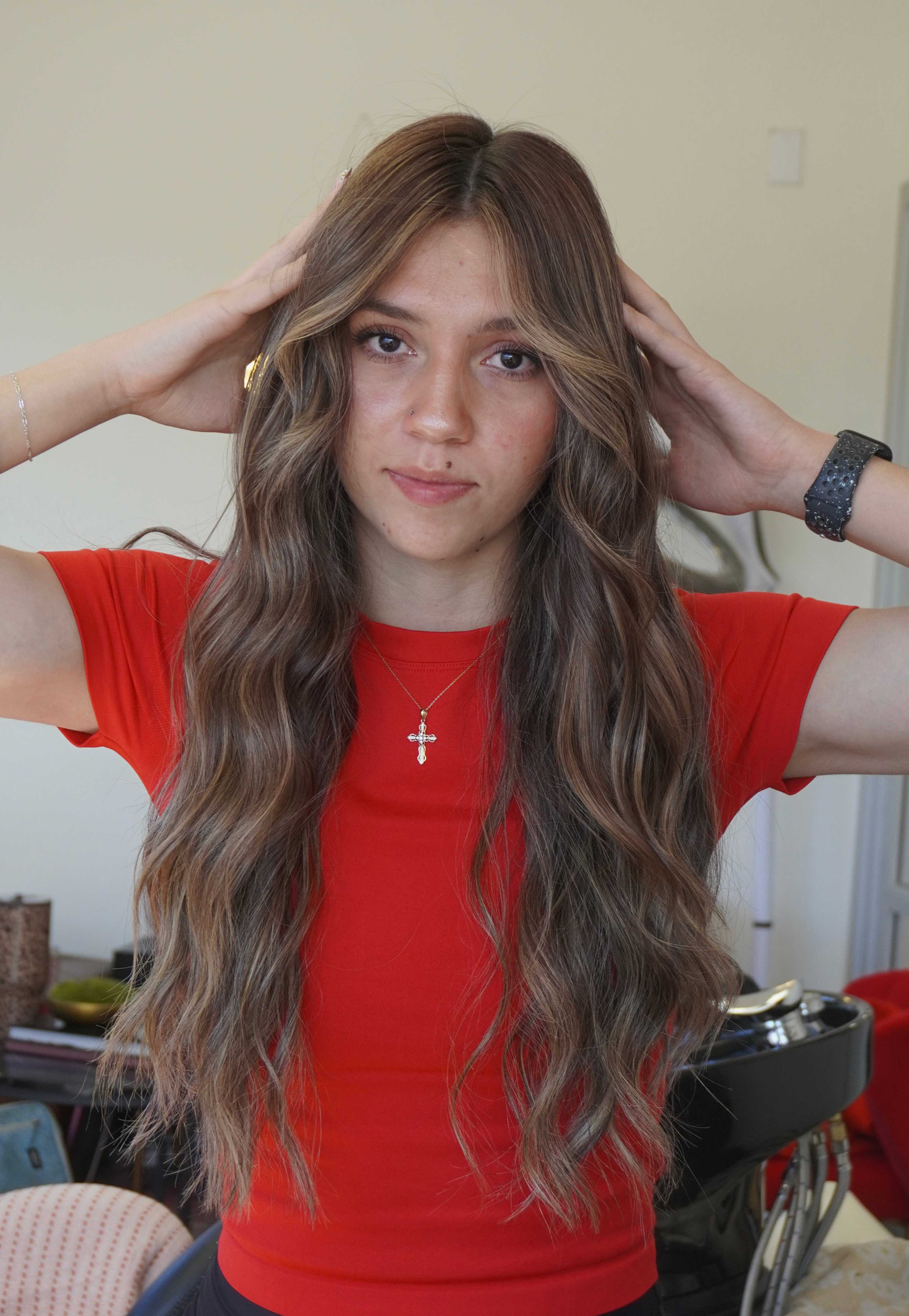 Kamee Hart — Warm Balayage ONESHOT Hair Awards entry