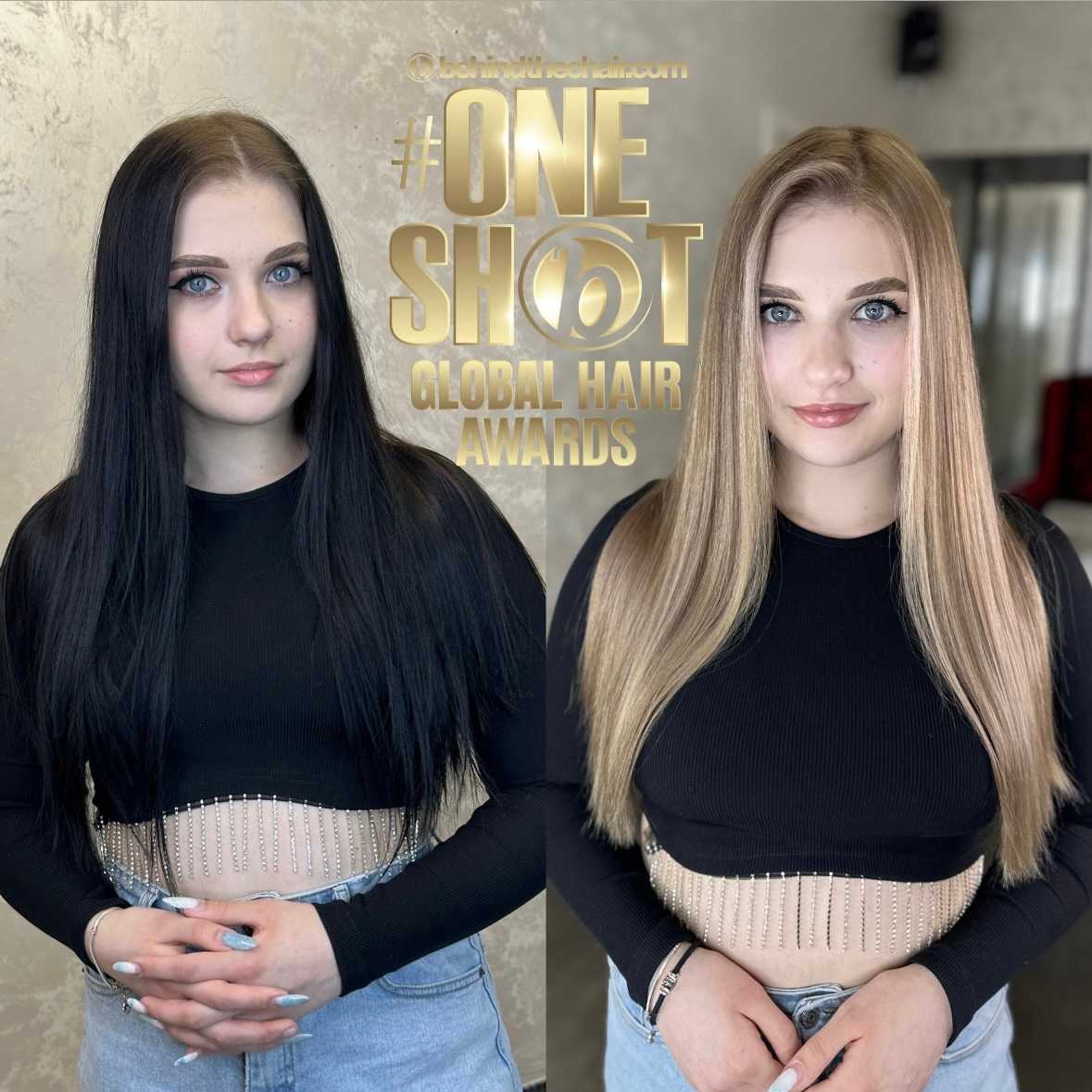 Alekhina Ivetta — Color Transformation ONESHOT Hair Awards entry