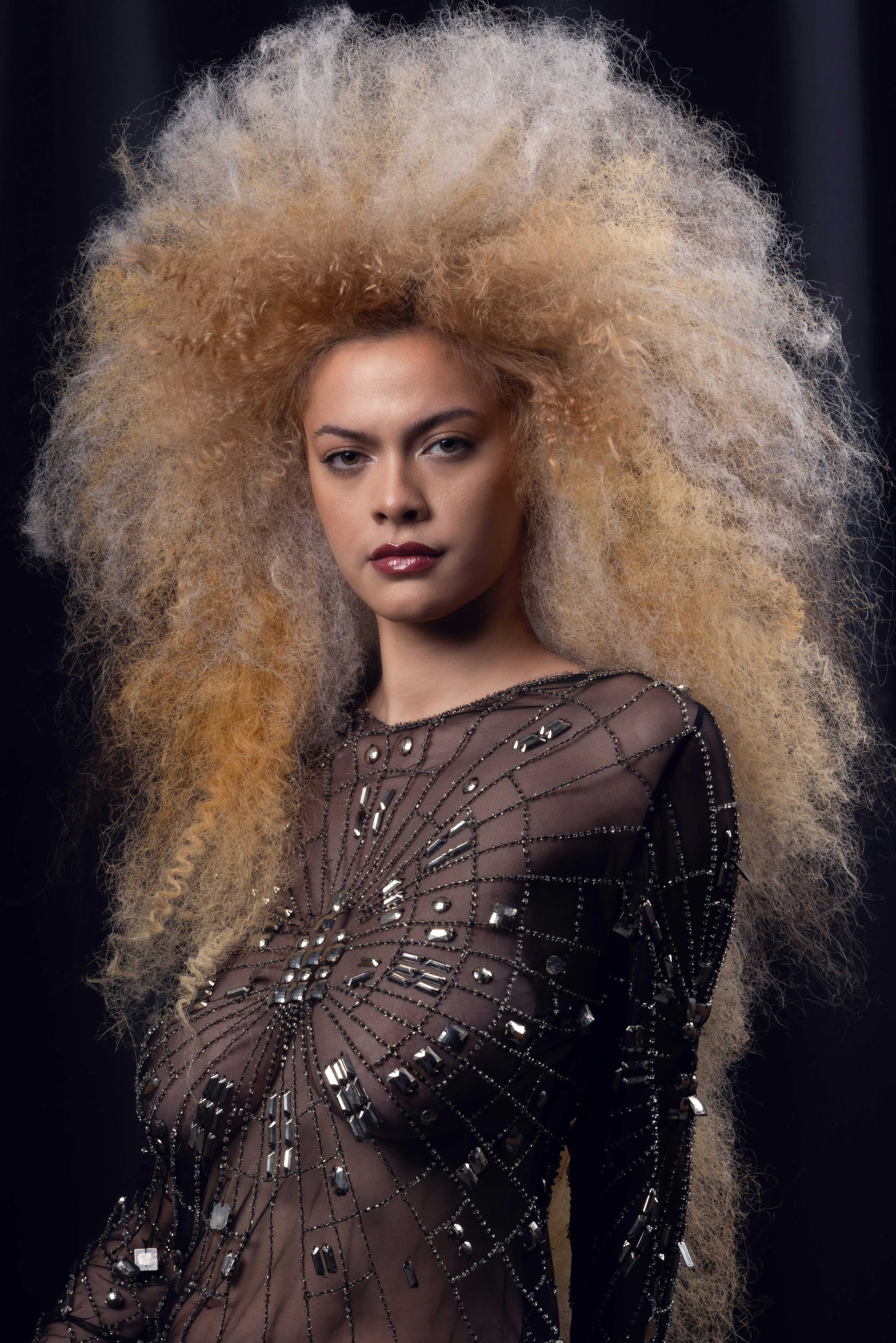 Te Warena — Texture Shot ONESHOT Hair Awards entry