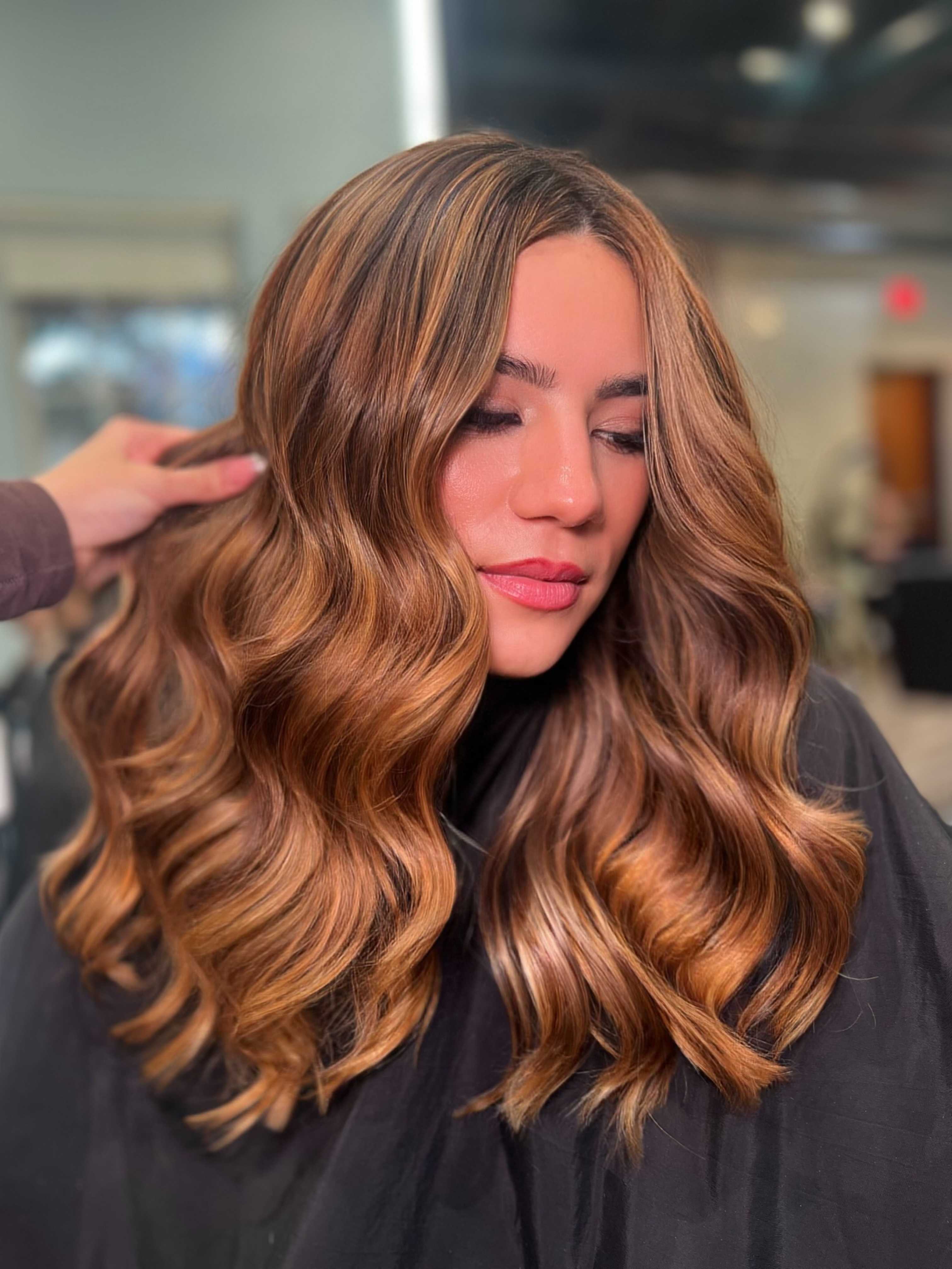 Aleliya Hines — Warm Balayage ONESHOT Hair Awards entry