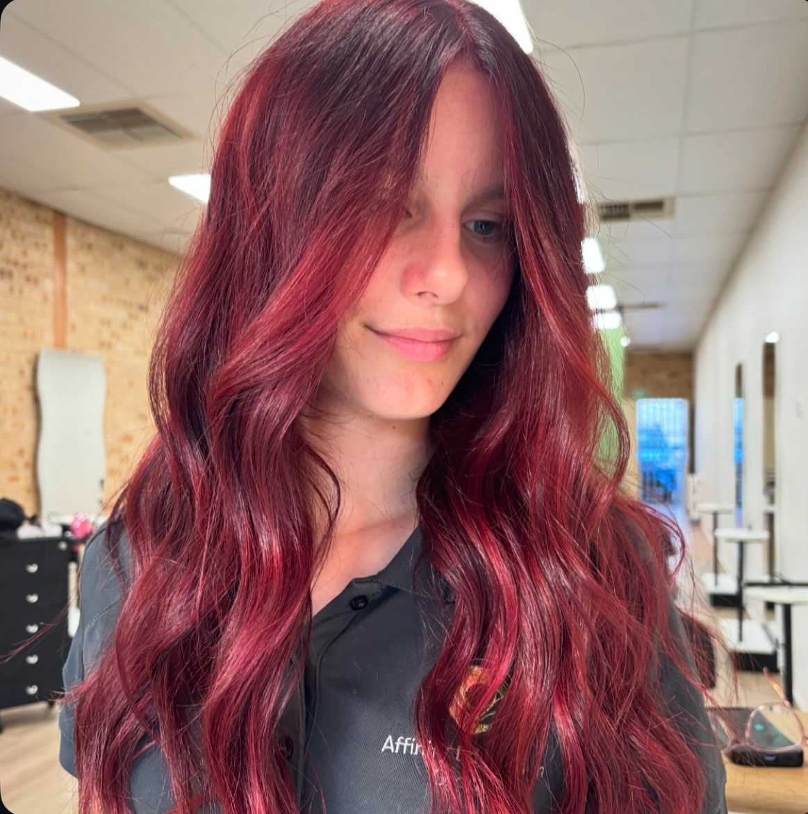 Taylah Riley — Reds ONESHOT Hair Awards entry