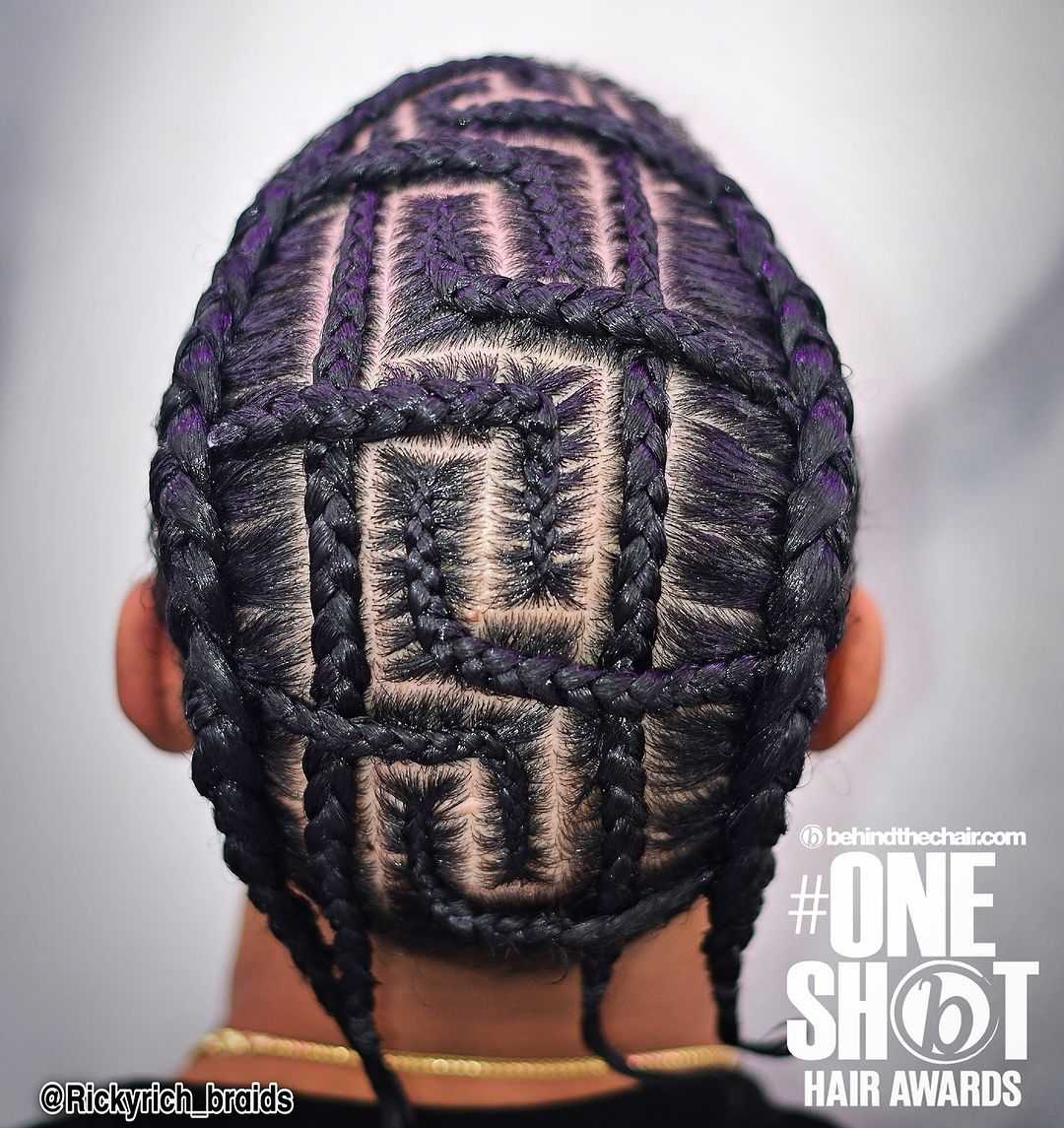 Ricky Hernandez — Intricate Braids & Twists ONESHOT Hair Awards entry