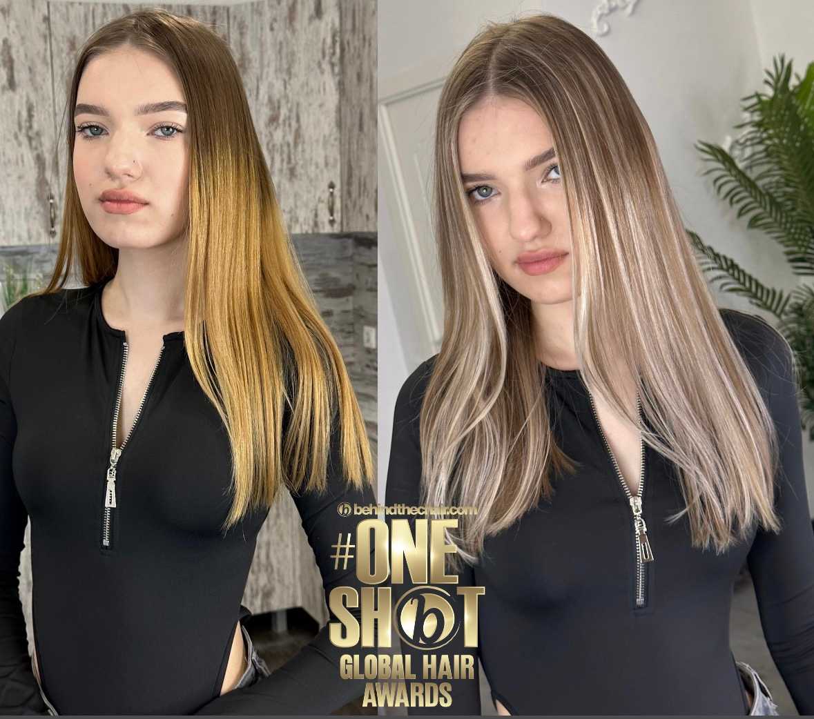 Alekhina Ivetta — Warm Balayage ONESHOT Hair Awards entry