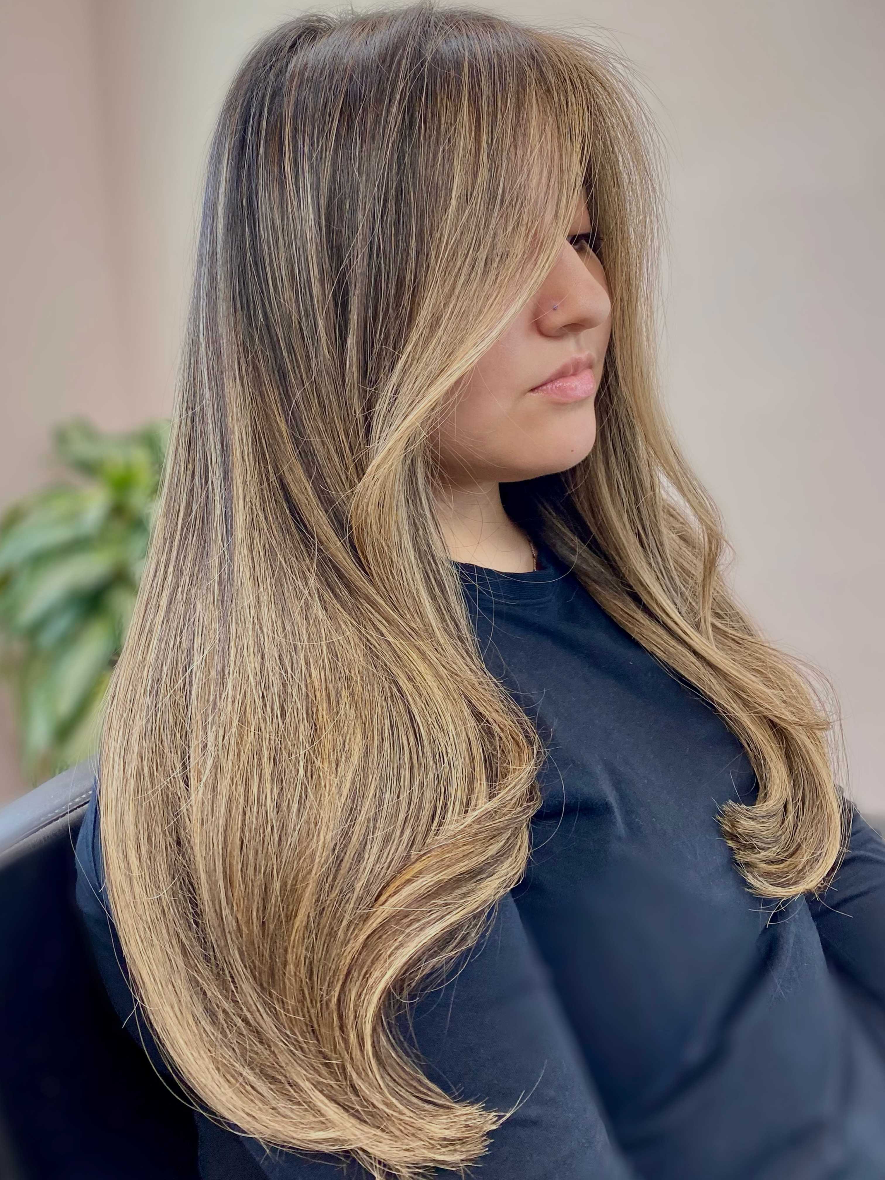 Gissela Uchupaille — Warm Balayage ONESHOT Hair Awards entry