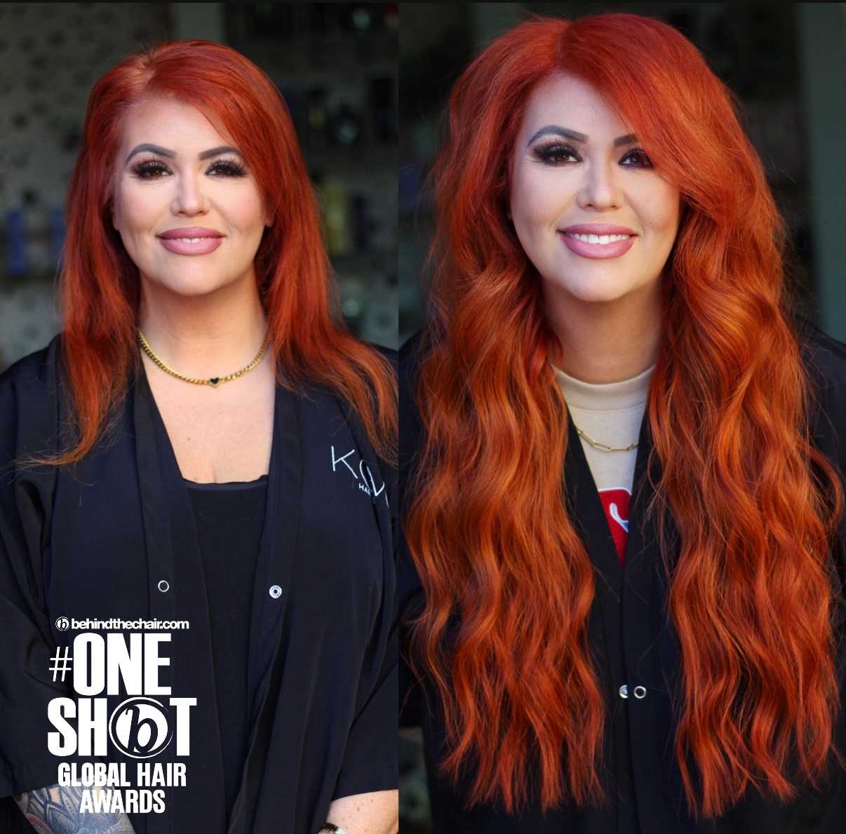 Stella Digiovanni — Reds ONESHOT Hair Awards entry