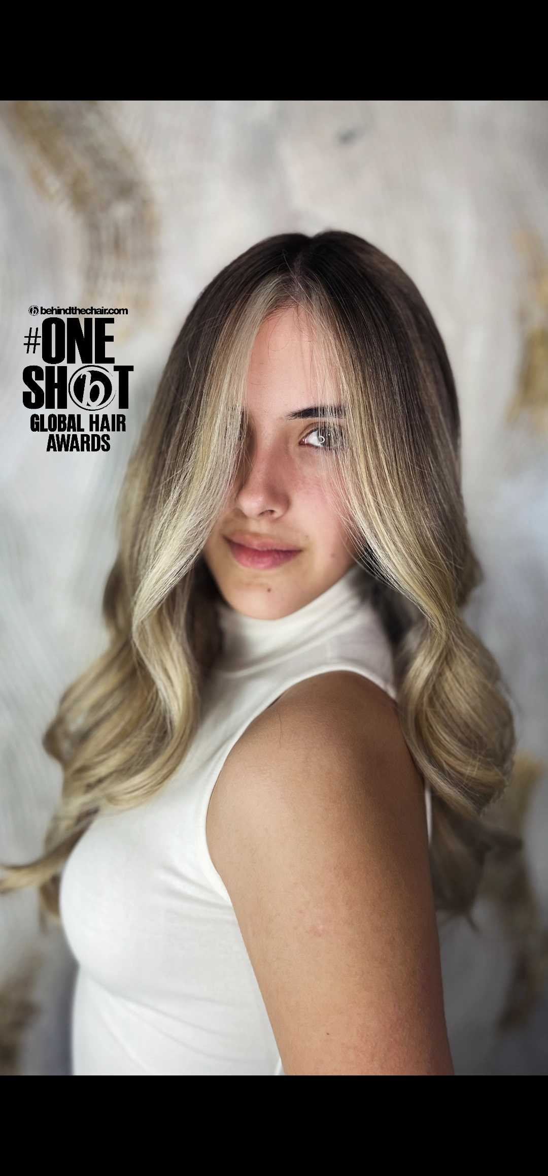 Eduardo Gutierrez — Warm Balayage ONESHOT Hair Awards entry