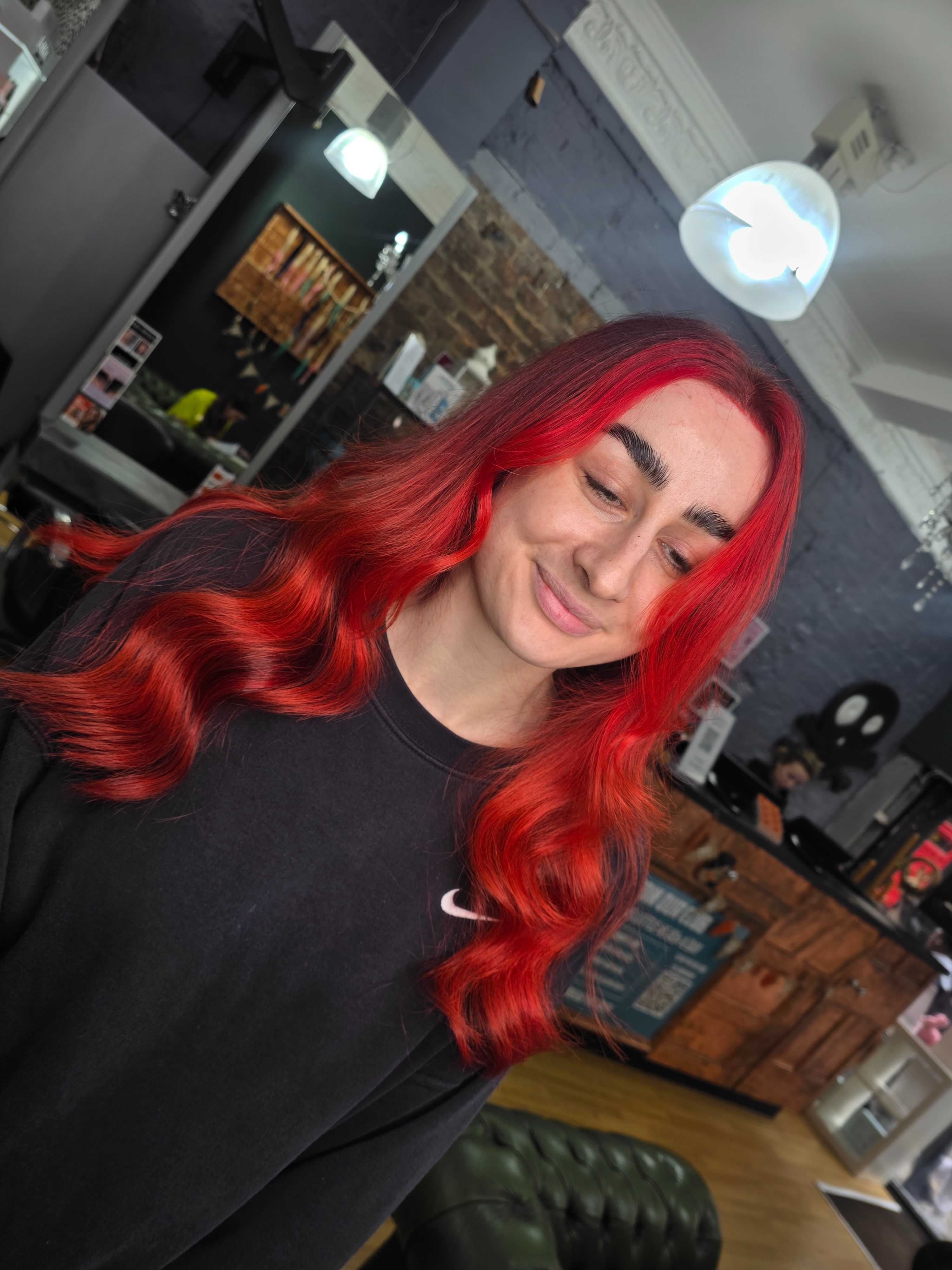 Frankie Lamb — Reds ONESHOT Hair Awards entry