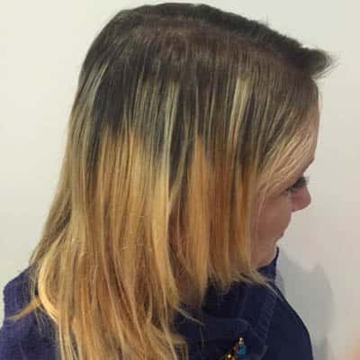 Before Golden Blonde Highlights - Schwarzkopf