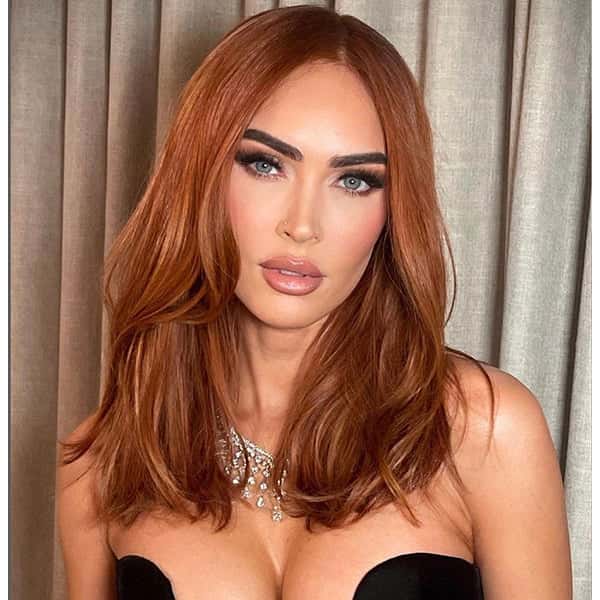 Megan Fox's Copper Transformation: Color Formula