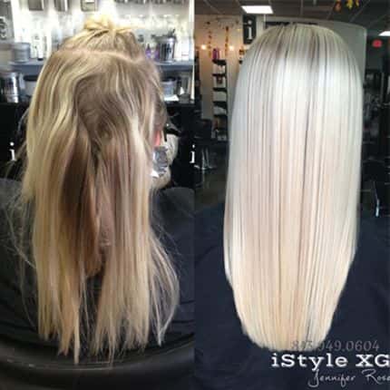 Pretty In Platinum Before and After - Paul Mitchell