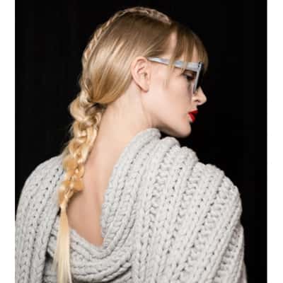 Christian Siriano's Knitted Dual Texture Updo- Anthony Cole-Sebastian Pro
