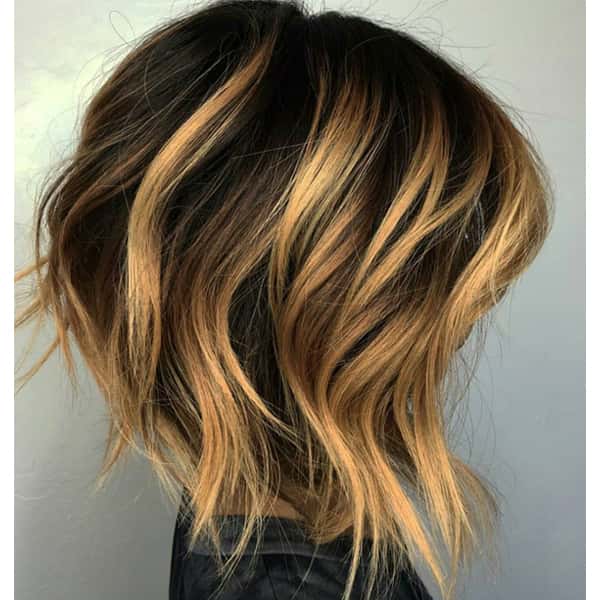 High Contrast A-Line Bob