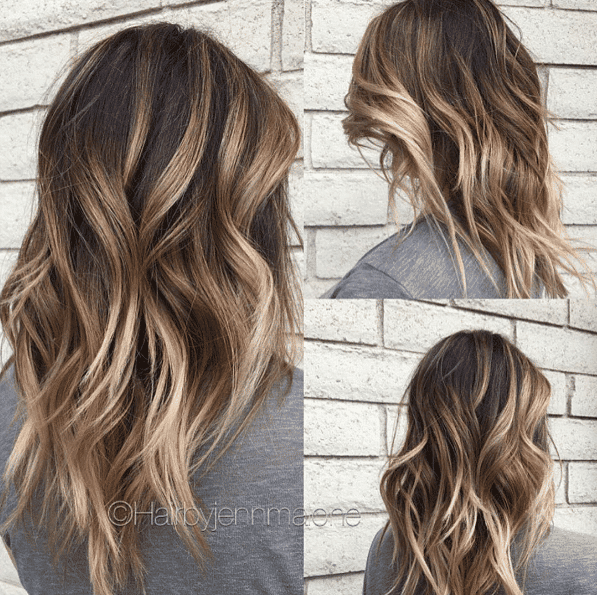 Balayage + Beachy Waves