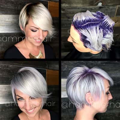 Platinum Pink Shadow Collage -Davines