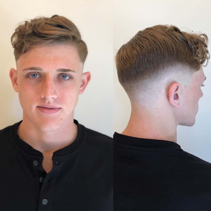 Mark Bustos American Crew Men's Barber Haircut How To Fade Texture