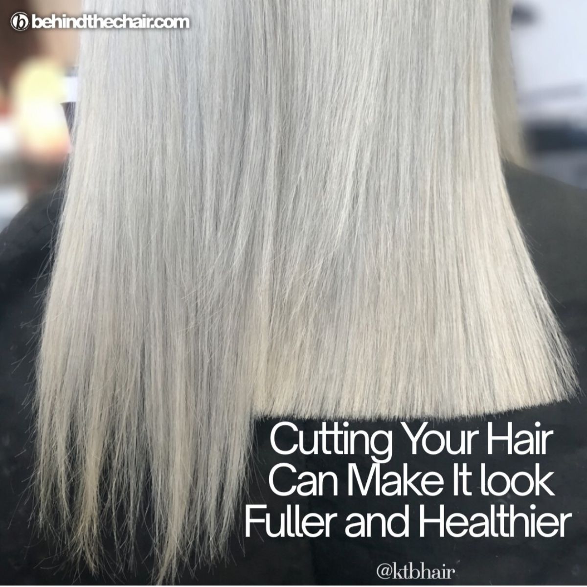 cutting your hair can make it look fuller and healthier @ktbhair