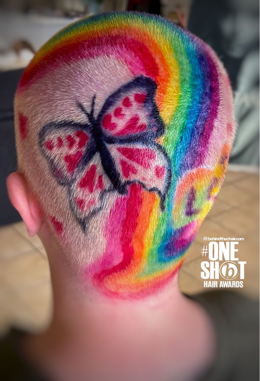 Baely Askins — Hair Tattoo ONESHOT Hair Awards entry