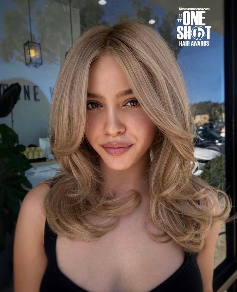 Diana Amaya — Warm Balayage ONESHOT Hair Awards entry